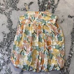 Heyson Dress Womens Size M Multicolor Floral Pattern Lined Spaghetti Strap Mini